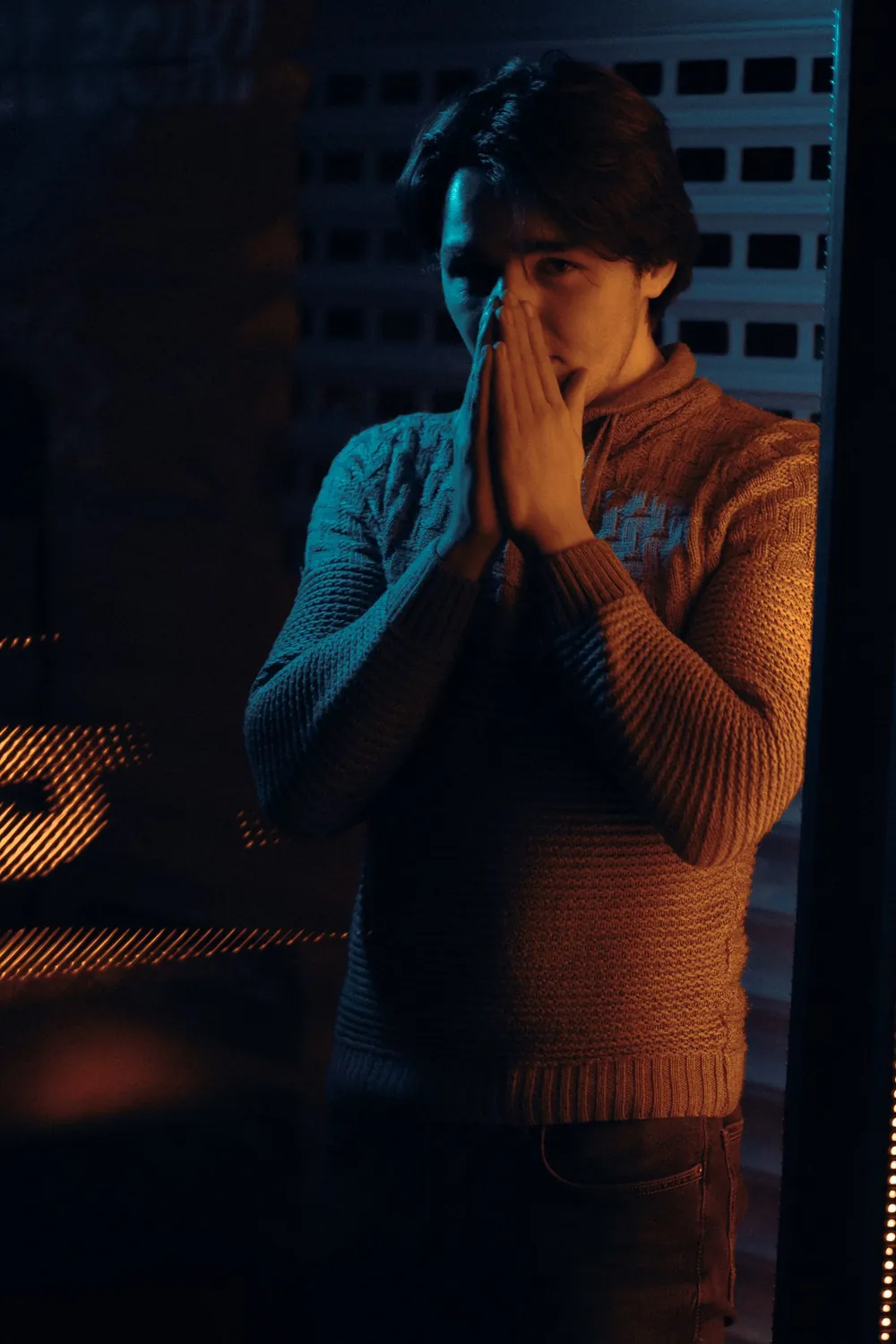 Sweater trenzado