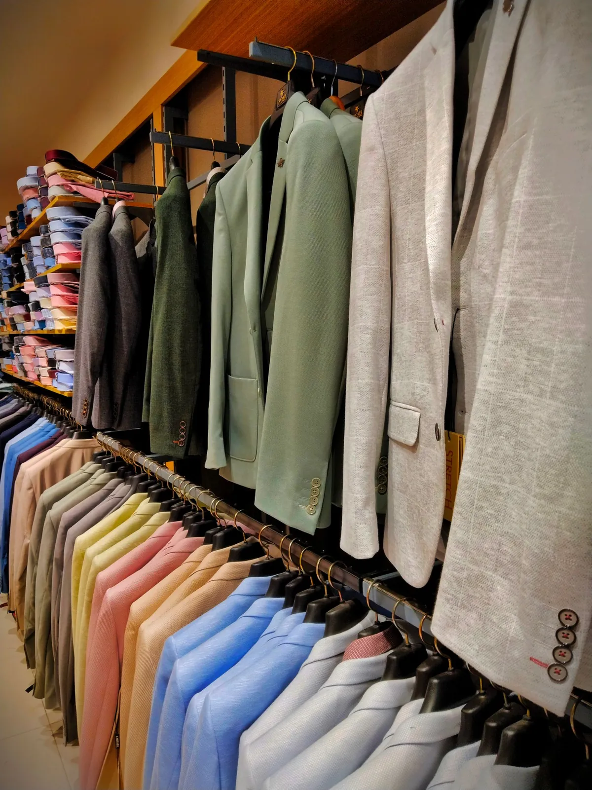 Chaquetas y trajes en la sastrería